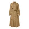 ZANZEA Women Turn Down Collar Casual Long Sleeve Loose Shirt Dress