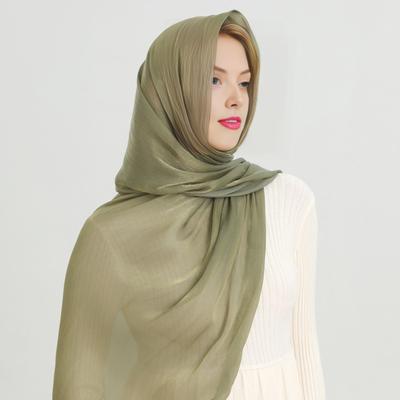 180x70cm Damska Chusta Szal Jednokolorowy Jedwabisty Turban Ochrona UV Wszechstronny