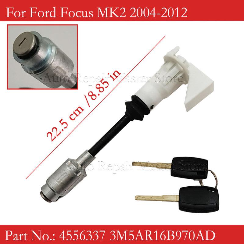 4556337 3M5AR16B970AD For Ford- Focus C-MAX 2003-2007 MK2 2004-2012 with 2 Keys Car Hood Latch Lock Cylinder Repair Kit