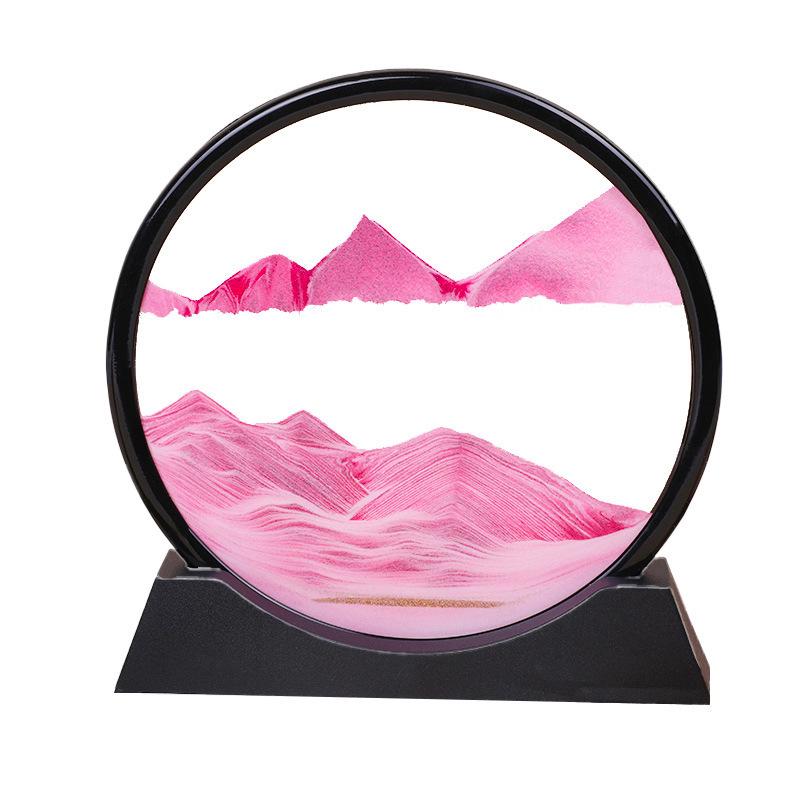 3D Dynamic Quicksand Hourglass Painting - Creative Home & Wine Cabinet Decor Gift