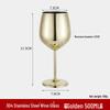 Champagne- och cocktailglas i rostfritt stål