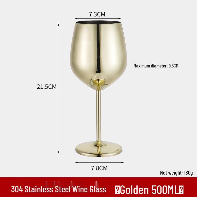 Champagne- och cocktailglas i rostfritt stål