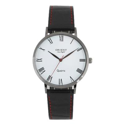 ORIENT Korean Men's Leather Band Wristwatch OT5706BK