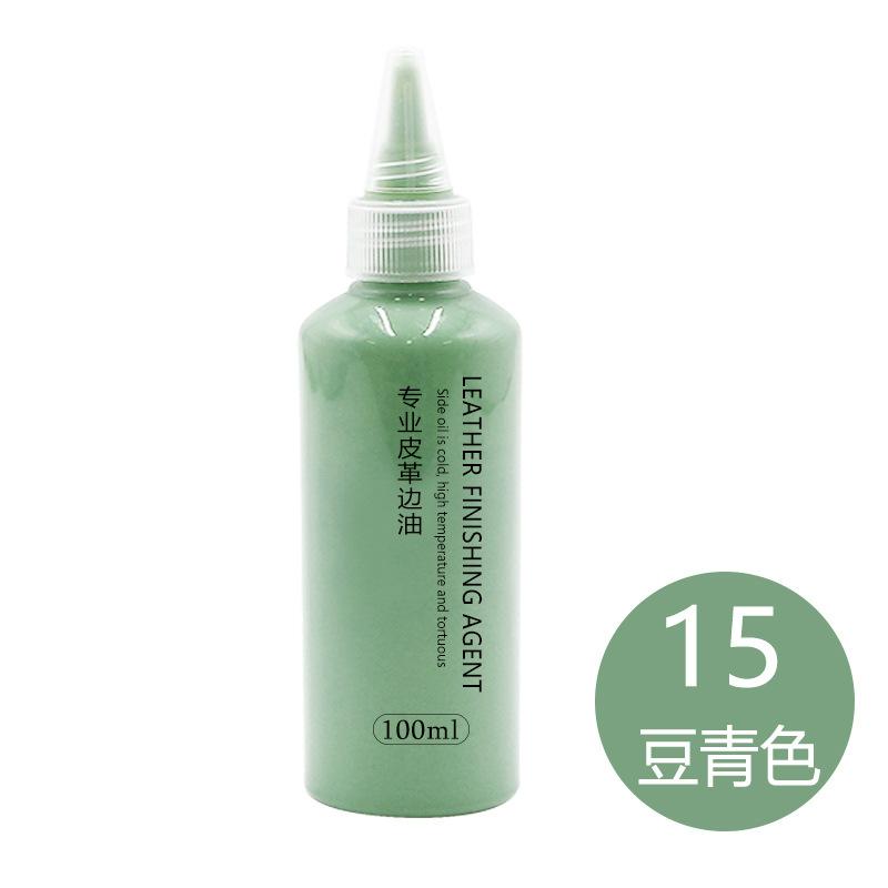100ml Matte Lederkantenversiegelungsöl Kältebeständig Hochtemperaturbeständig Verhindert Feuchtigkeitsaufnahme und Verformung des Leders