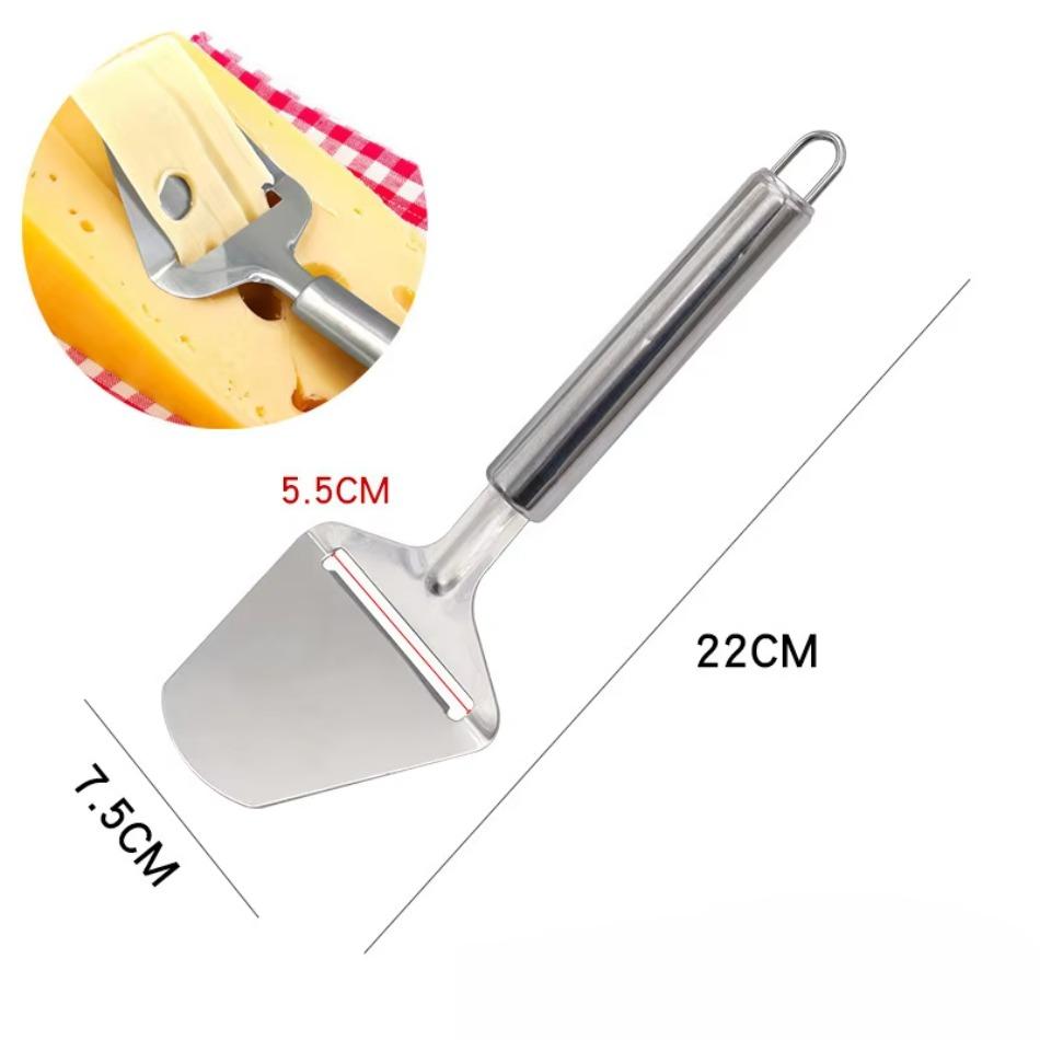 New Stainless Steel Cheese Spatula Cheese Scraper Slicer Kitchen Small Tool Cheese Cutter Kitchen Baking Ham Slicer
