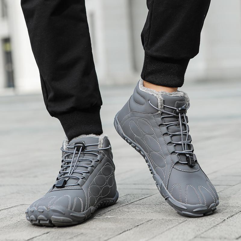 Plysch Vandring Snöstövlar Dam Ankelstövlar Herr Varma Bomullsskor Halkfria Utomhus Trekking Camping Sneakers