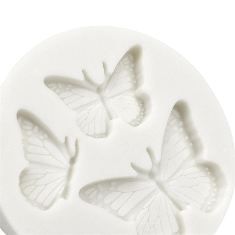 Fondant Moulds Chocolate Molds Baking Moulds 3D for Butterfly Shaped Silicone Material 2 Styles for Home Kitchen Baking