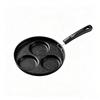 Non Stick 4 Section Maifan Stone Frying Pan Anti Scald Handle Even Heating For Home Kitchen Breakfast Cooking
