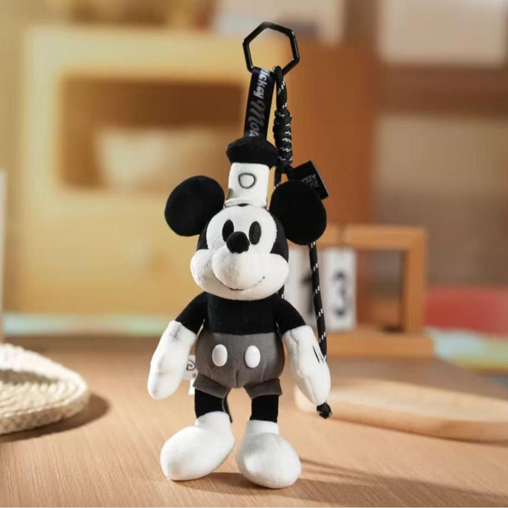 Disney Authorized Mickey, Minnie, Donald, and Goofy Plush Toy Keychain or Lanyard