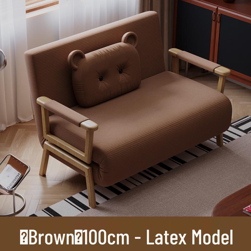 Creative Foldable Sofa Bed - Space-Saving, Thickened, and Comfortable for One Person