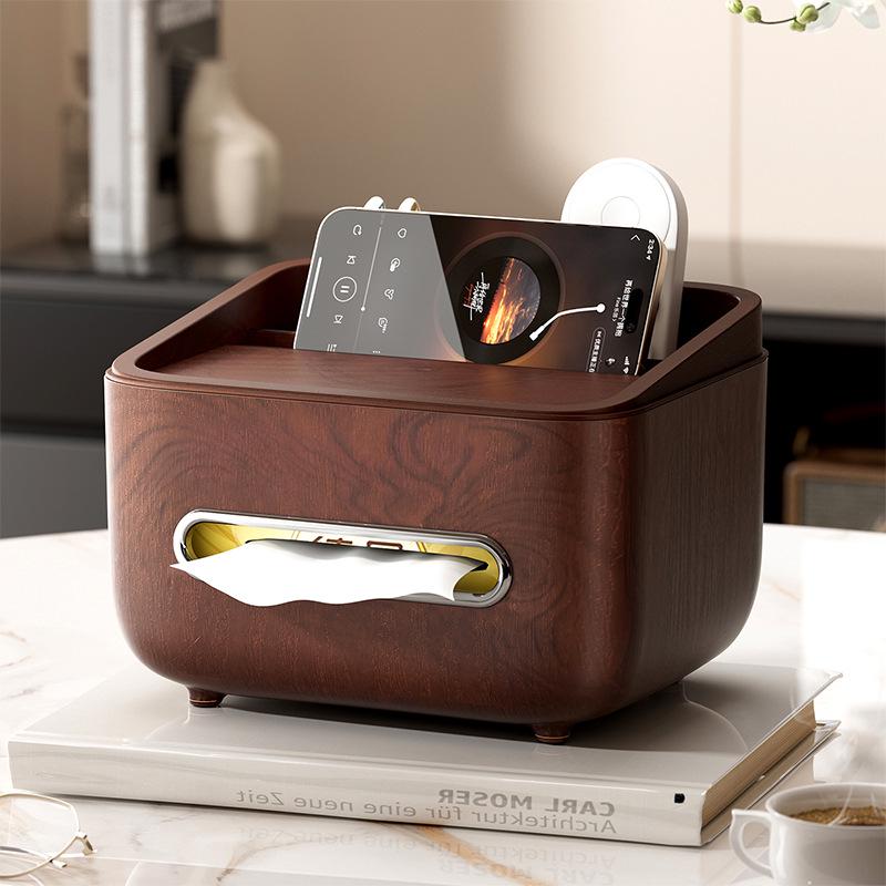 Multifunktionale Taschentuchbox & Aufbewahrungs-Organizer für Schlafzimmer oder Wohnzimmer
