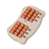 Compact Foot Massager Tool Featuring 24 Rollers, for Various Users