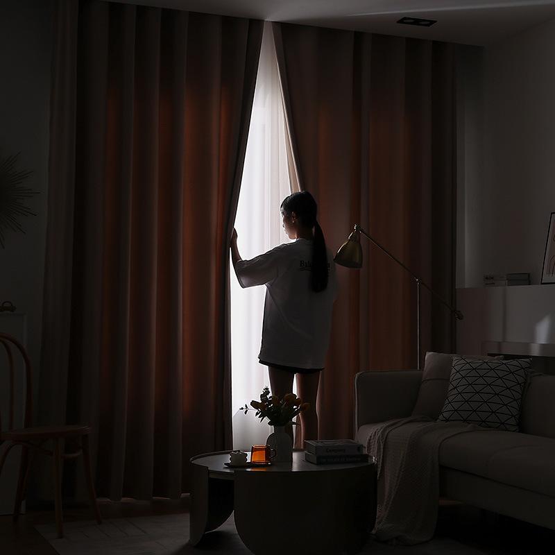 French Retro Light Luxury Australian Cashmere Full Blackout Curtains Fabric Heat Insulation Sun Protection Bedroom Living Room Curtains