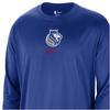 Nike Sacramento Kings Logo Design Comfortable Pullover Long Sleeve Basketball Shirt Men Tops Blue FB3608-495