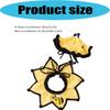 Holiday Dog Hat Collar Warm Thicken Weave Knitted Hat For Small To Large Animals Party Indoor Use