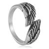2026 Retro Wind Wings Guardian Angel Wings Men's and Women's Rings Hipster Literary Jewelry
