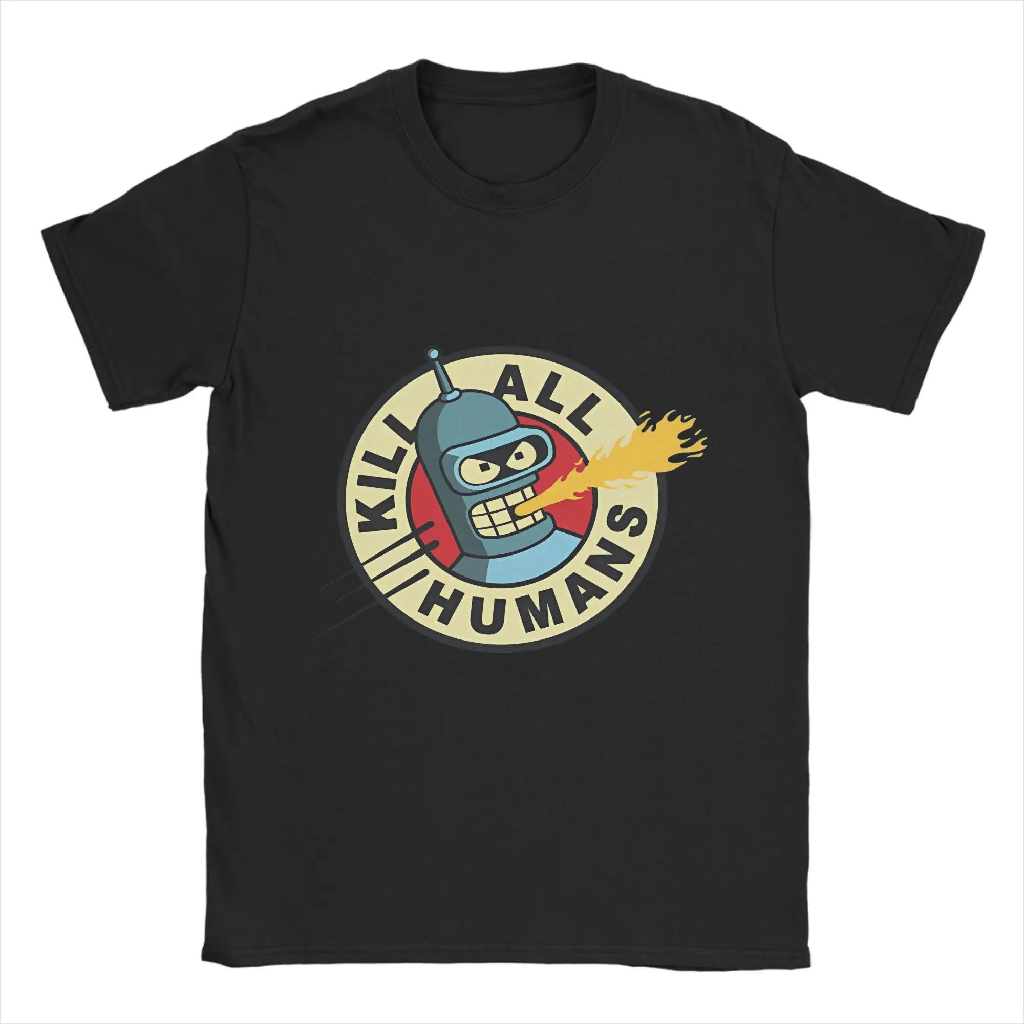

F-Futuramas men s T-shirt Summer New T-shirt 100% cotton T-shirt Short-sleeved T-shirt with Planet Express M