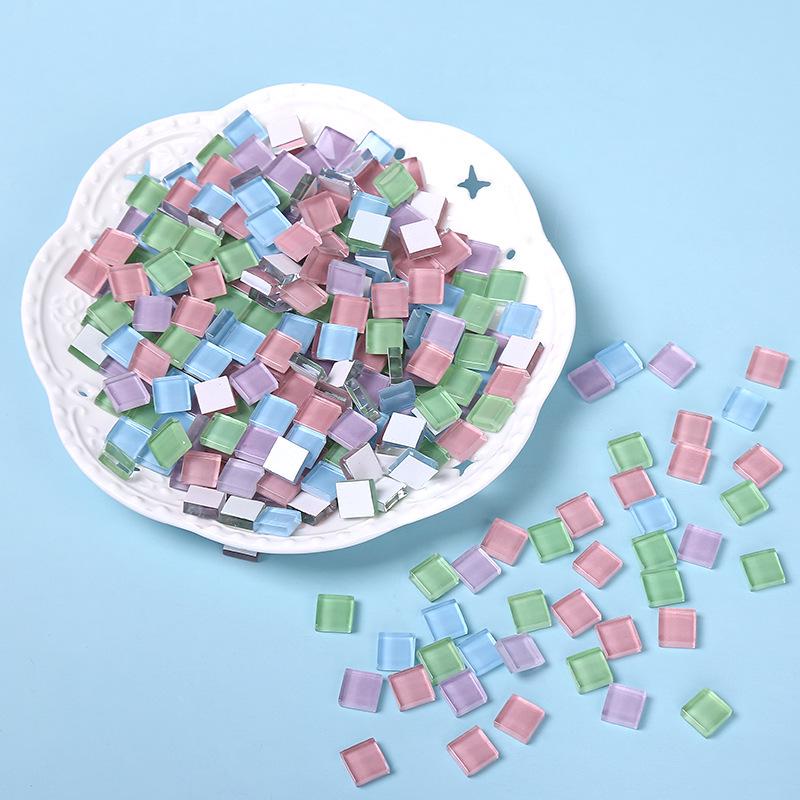 Bright Colored Crystal Glass Mosaic DIY Decorative Sticker