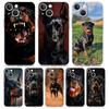 Phone Case For iPhone 17 Air Cases iPhone 16 15 12 13 14 Pro Max SE 7 8 Plus iPhone11 Clear Soft Cover Rottweiler Dog