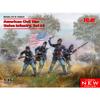 ICM 1/35 American Civil War Union Infantry 2 Plastic Model Kit 35023, Molded In Color