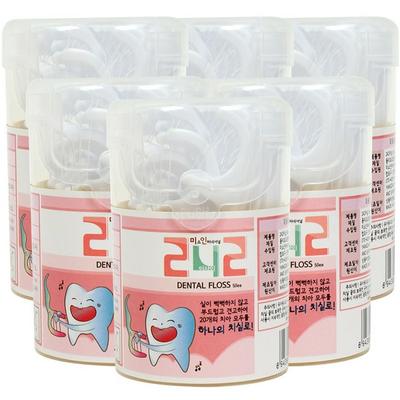 242 Disposable Dental Floss, 50 Pieces, 6 Sets