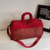 Women Gym Tote Duffle Bag with Wet Pocket And Shoe Compartment Nylon Weekender Bag Overnight Tote for Travel Fitness Dance