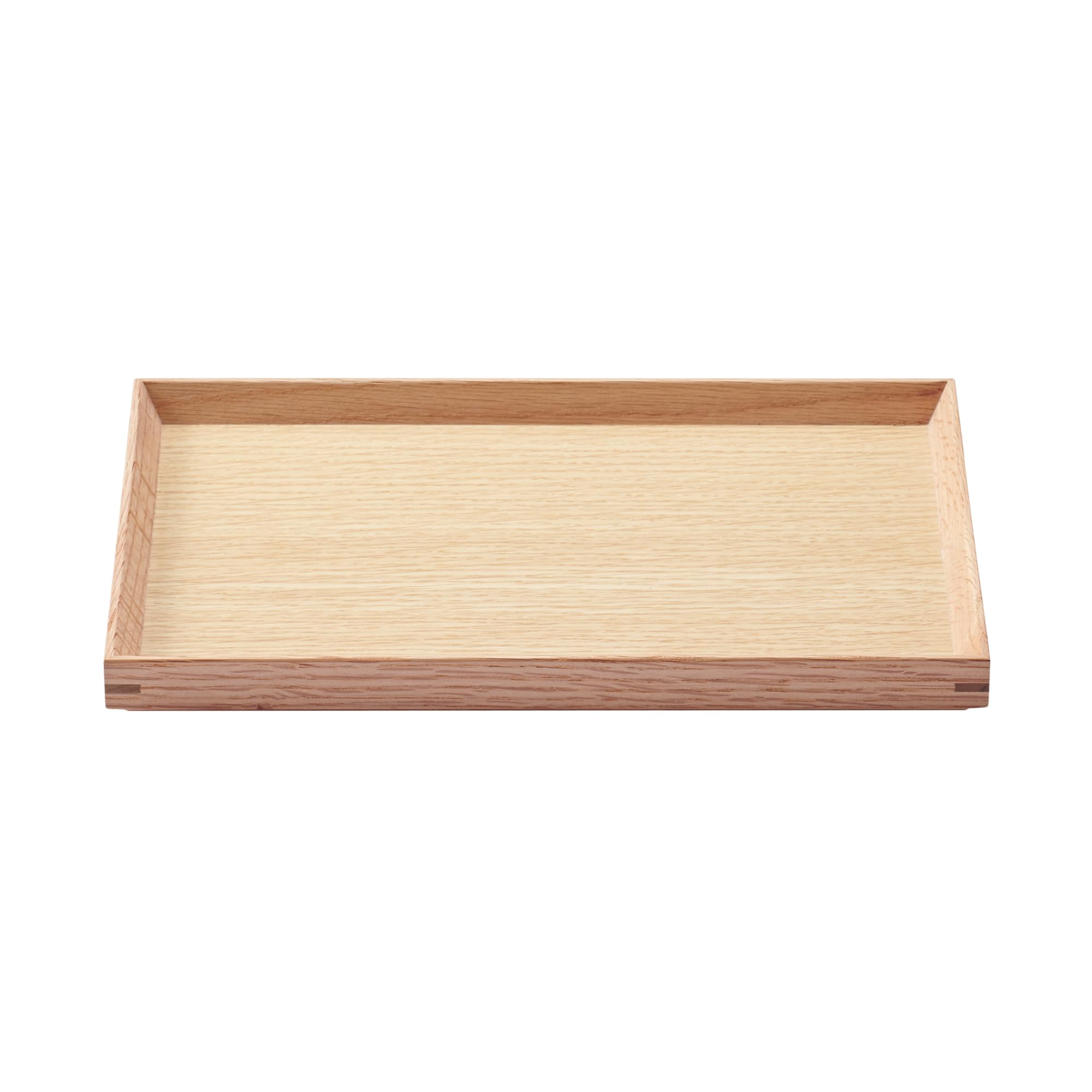 

MUJI Wooden Square 27cm Wide x 19cm Deep x 2cm MDC81A2S Tray, Natural, Approx. High,