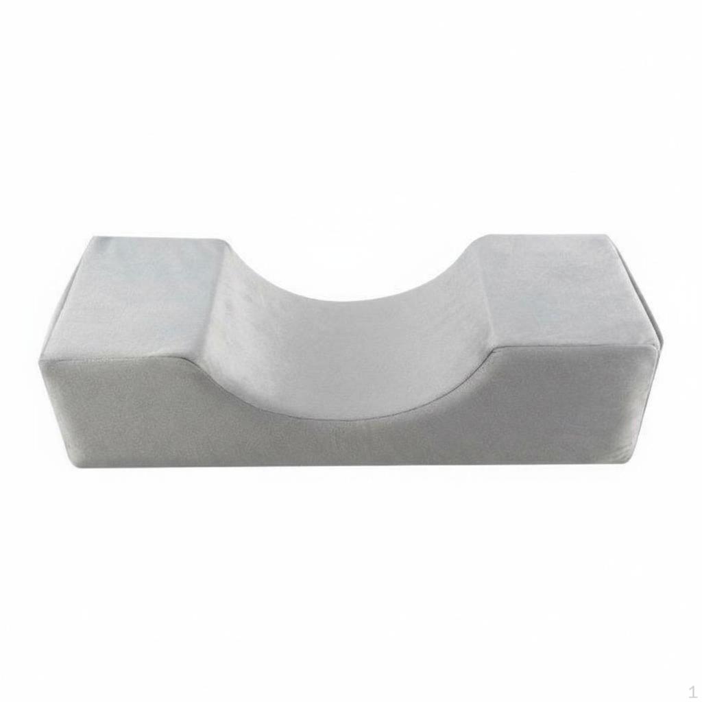 Eyelash Extension Pillow Breathable & SkinFriendly Contoured Shape D Lash Cushioned Soft Velvet