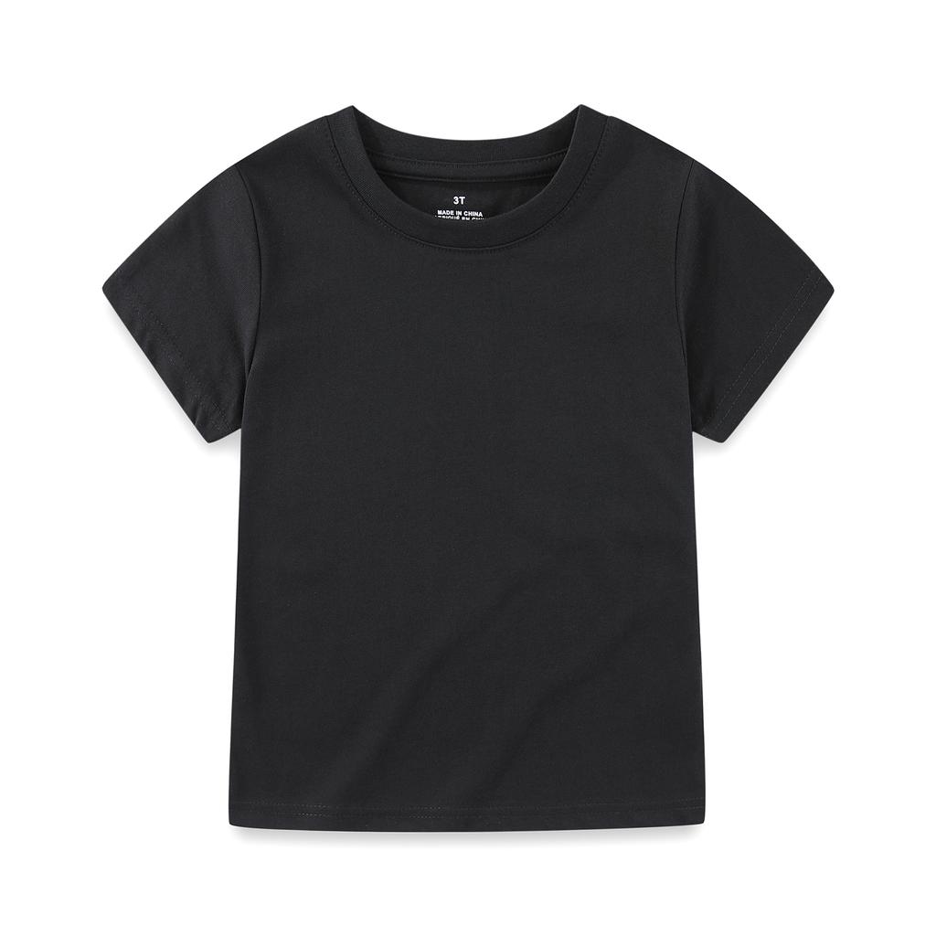 KIDDIEZOOM Modisches und bequemes kurzärmeliges T-Shirt für Säuglinge und Kleinkinder, Jungen und Mädchen, 100 % reine Baumwolle, weiche Neugeborenenkleidung