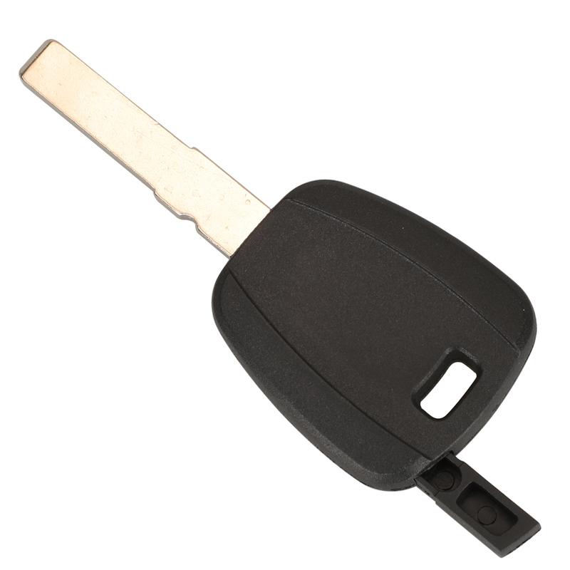 jingyuqin 10pcs For Fiat Key Shell Case Black Blank 500 Ducato Transponder Car Uncut SIP22 Blade Replacement