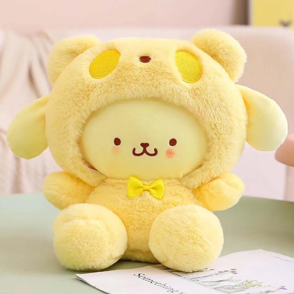 

25см Аниме Sanrio Плюшевая Кукла Игрушки Каваий Hello Kitty Kuromi My Melody Cinnamoroll Мультяшная Милая Плюшевая Мягкая Игрушка Детские Подарки