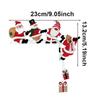 1/2 pcs Christmas Door Corner Decor Cartoon Wooden Pendant New Door Frame Decor Card