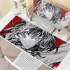 Tapis de Souris XXL Chainsaw Man Reze pour Ordinateur Portable Tapis Antidérapant pour Clavier PC Tapis de Bureau Accessoires de Jeu Kawaii Makima