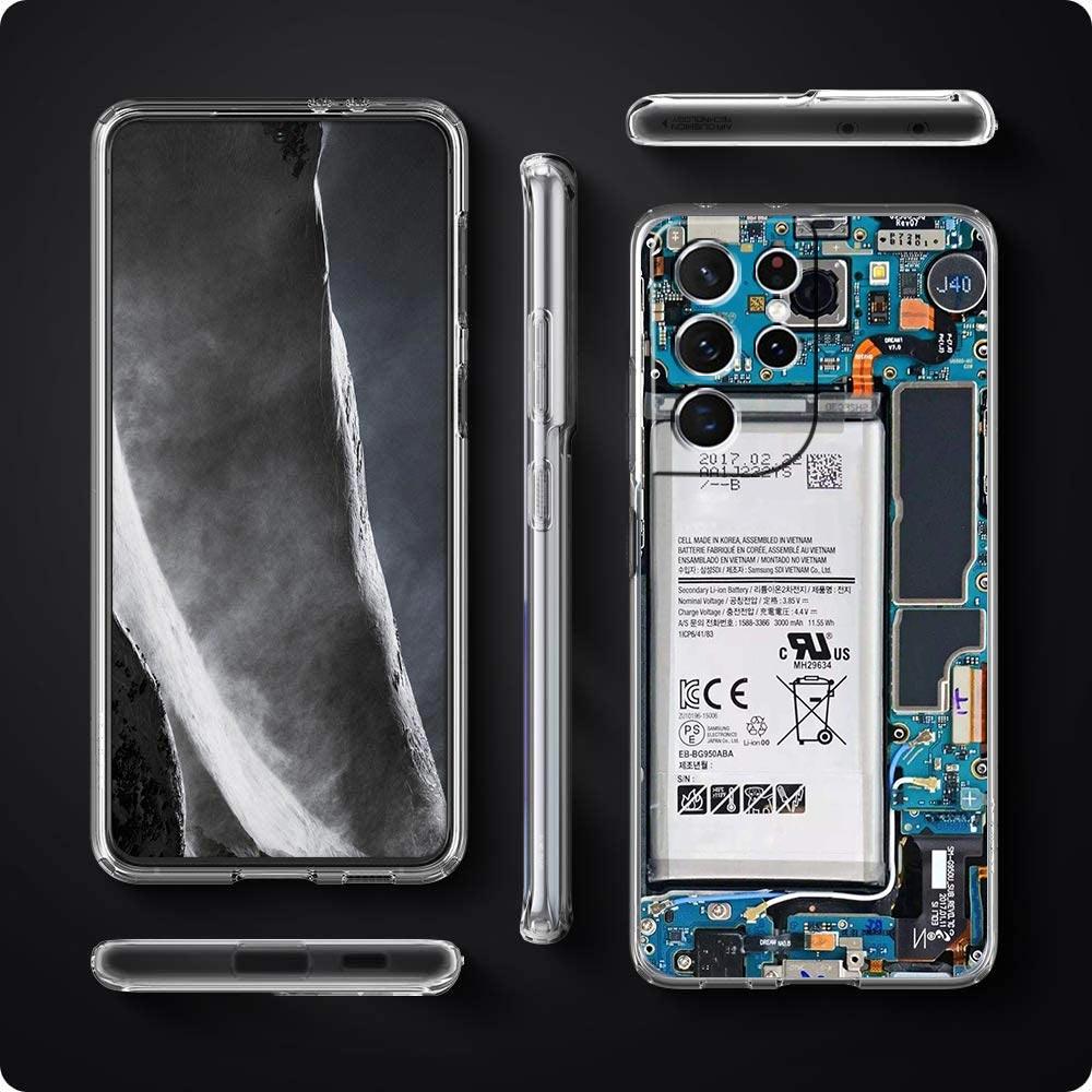 Transparente Handyhülle für Samsung Galaxy S25 S24 S23 S22 S20 S21 FE Ultra S25 Edge Plus Hüllen Hauptplatine Muster
