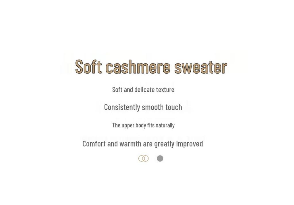 Women's Cashmere Round Neck Sweater: Autumn & Winter Knit Base Layer, Loose Versatile Design