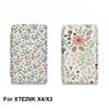 Floral Pattern Magnetic Case Shockproof Folio Shell High Quality Protective Cover for XTEINK X4/X3