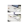 Takubo Kogyosho PC Rack with Keyboard 80cm White Pearl Tray, Wide, Mica, PCR-80WMP