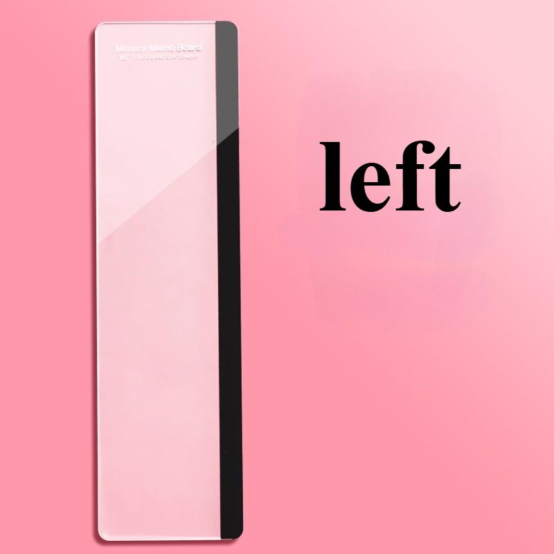 

1 шт. левый/правый Монитор Клипса для заметок - Оптимизируйте рабочее пространство, улучшите декор с помощью прочного держателя для заметок для дома и офиса