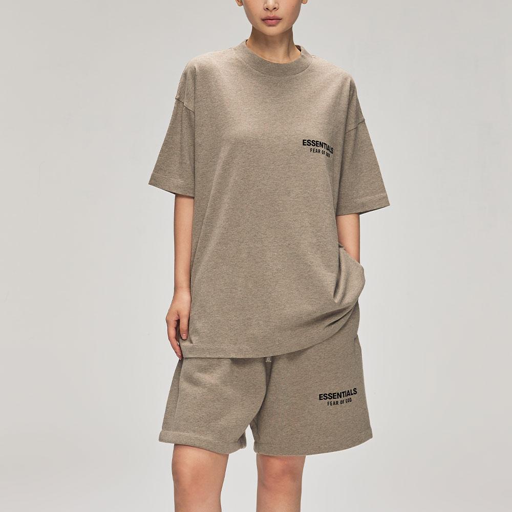 Fear of God Essentials Classic Fit T-Shirt Homestead Heather Men Tops Grey 125AS254191F