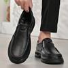 Fashion Classic Genuine Leather Dress Shoes Handmade Mens 2024 New Arrival Loafers Men Business Dress Footwear Brand Mens Slip On Shoes