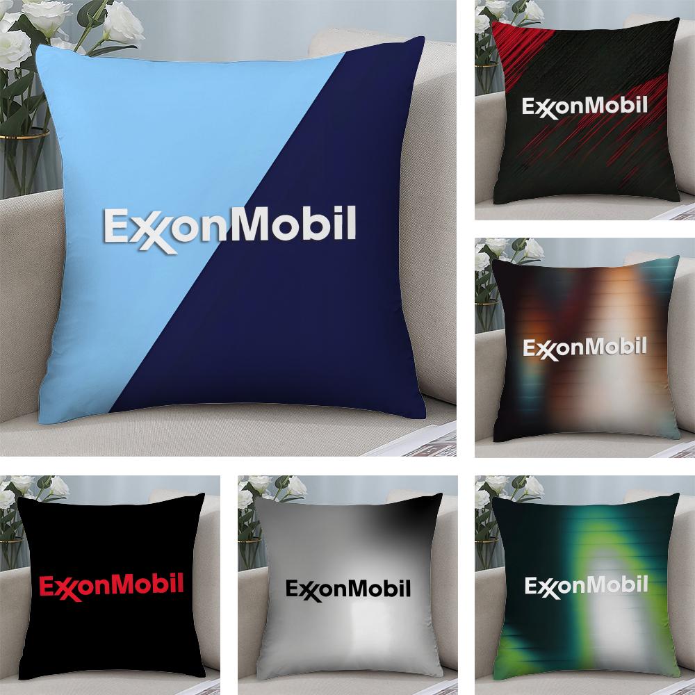 Luxury EExxonS MMobil Cushion Cover Pillowcase Ultra Soft Skin Friendly Fabric Cloud Like Comfort Concealed Zipper