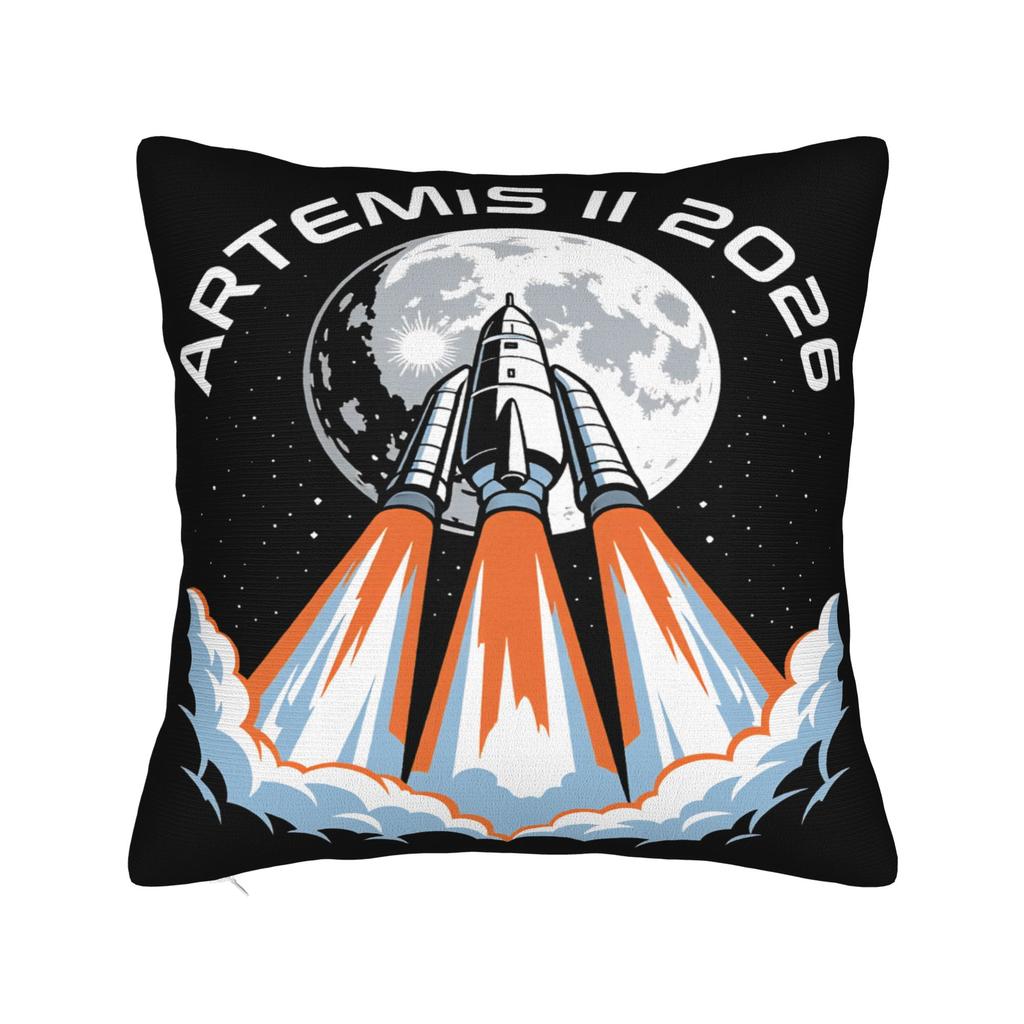 Artemis II Mission To the Moon Pillow Case Morden Pillow Cover Print Pillowcases For Sofa Car Home Decor