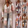 Europäischer und Amerikanischer Modischer Damen Herbst/Winter Cardigan Pullover 2025