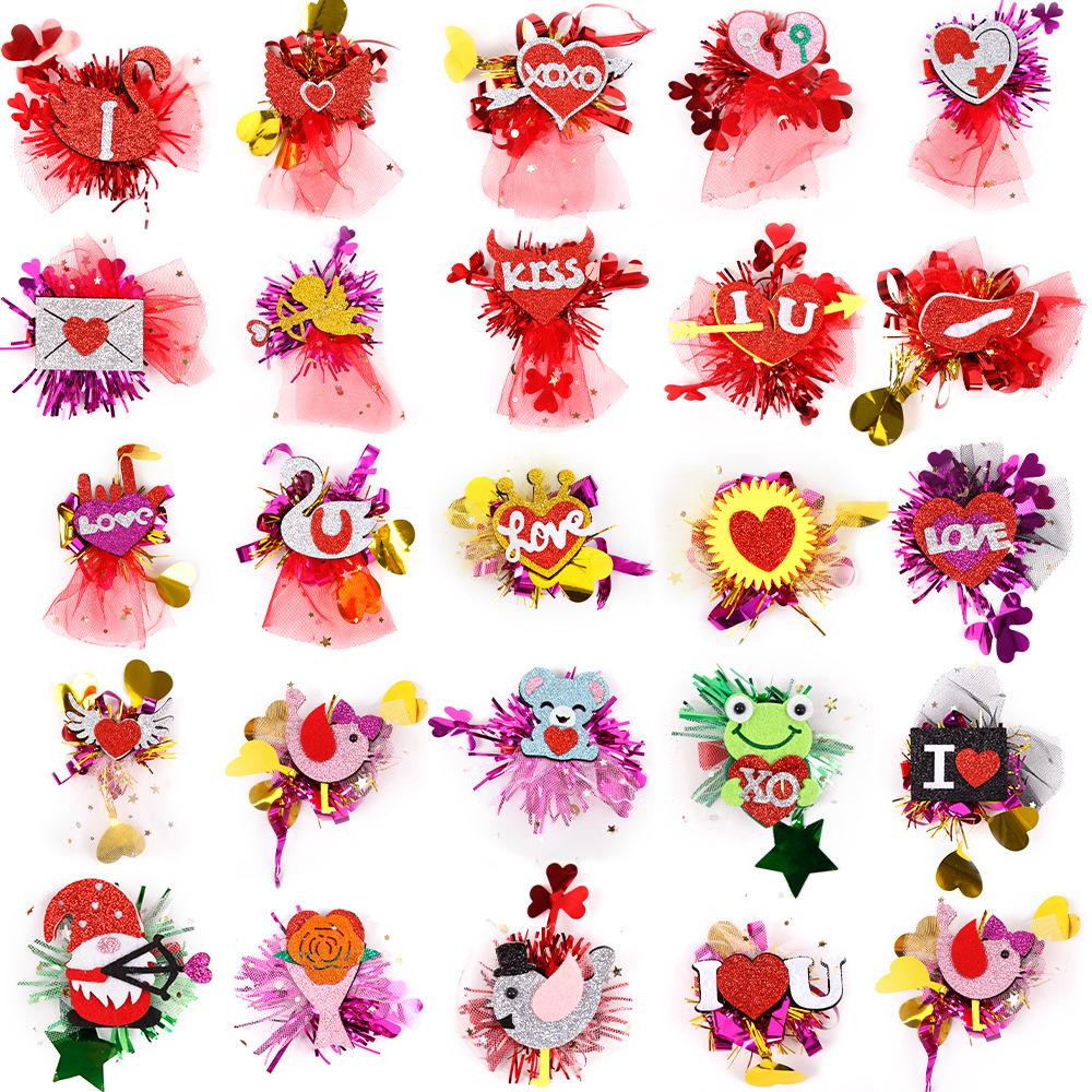 Hairpin Headdress for Valentine's Day, Holiday Party Decoration, Romantic Atmosphere, Love