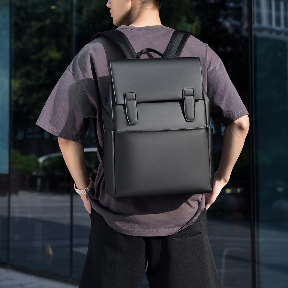 New Business Laptop Backpack for Men, Commuter Travel Daypack with USB Port, Anti-Theft, Water-Resistant, Fits 15.6 Inch Computer
