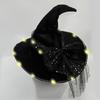 Halloween Witch Hat Wizard Hats for Women Girls Gifts Halloween Cosplay Costume Masquerades Carnivals Party Decorations
