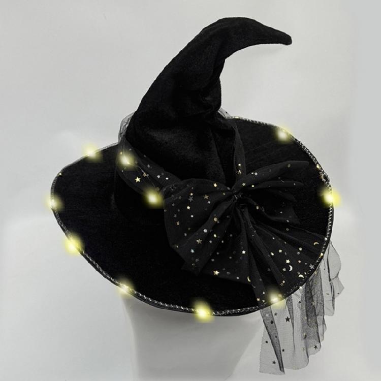 Halloween Witch Hat Wizard Hats for Women Girls Gifts Halloween Cosplay Costume Masquerades Carnivals Party Decorations