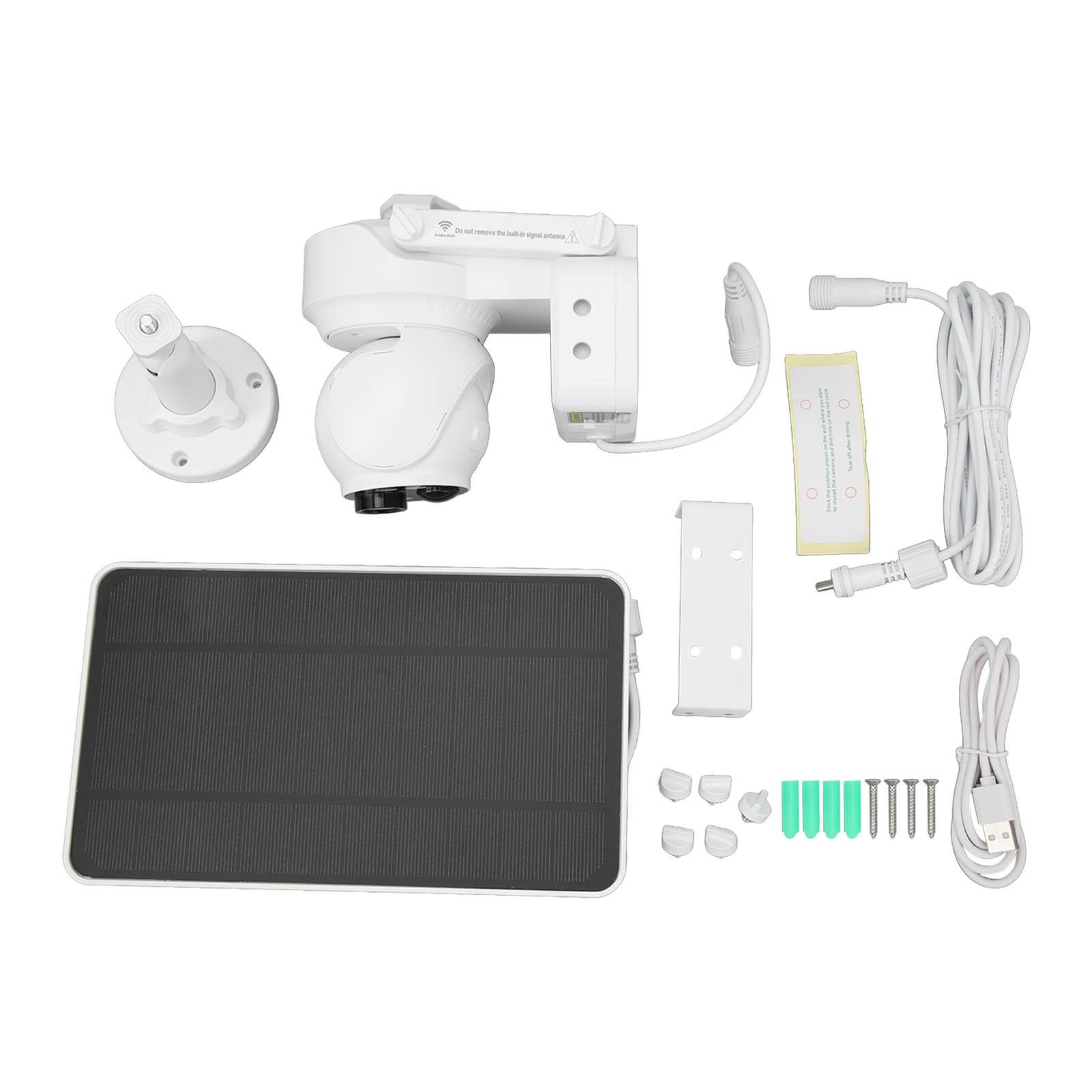 

Solar Security Camera 1920 X 1080P Night Vision 2 Way Intercom Waterproof Wireless Smart