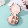 New portable velvet jewelry box, travel jewelry ring necklace, earrings, earrings, jewelry storage box wholesale