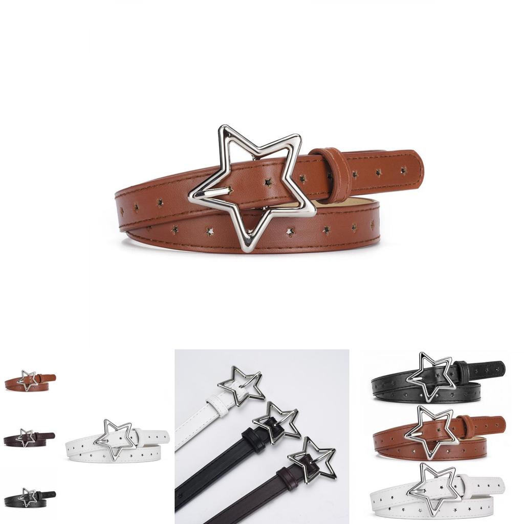 Lovely Five-point Star Design Belt For Women With Charming Colors For Fashionable Looks